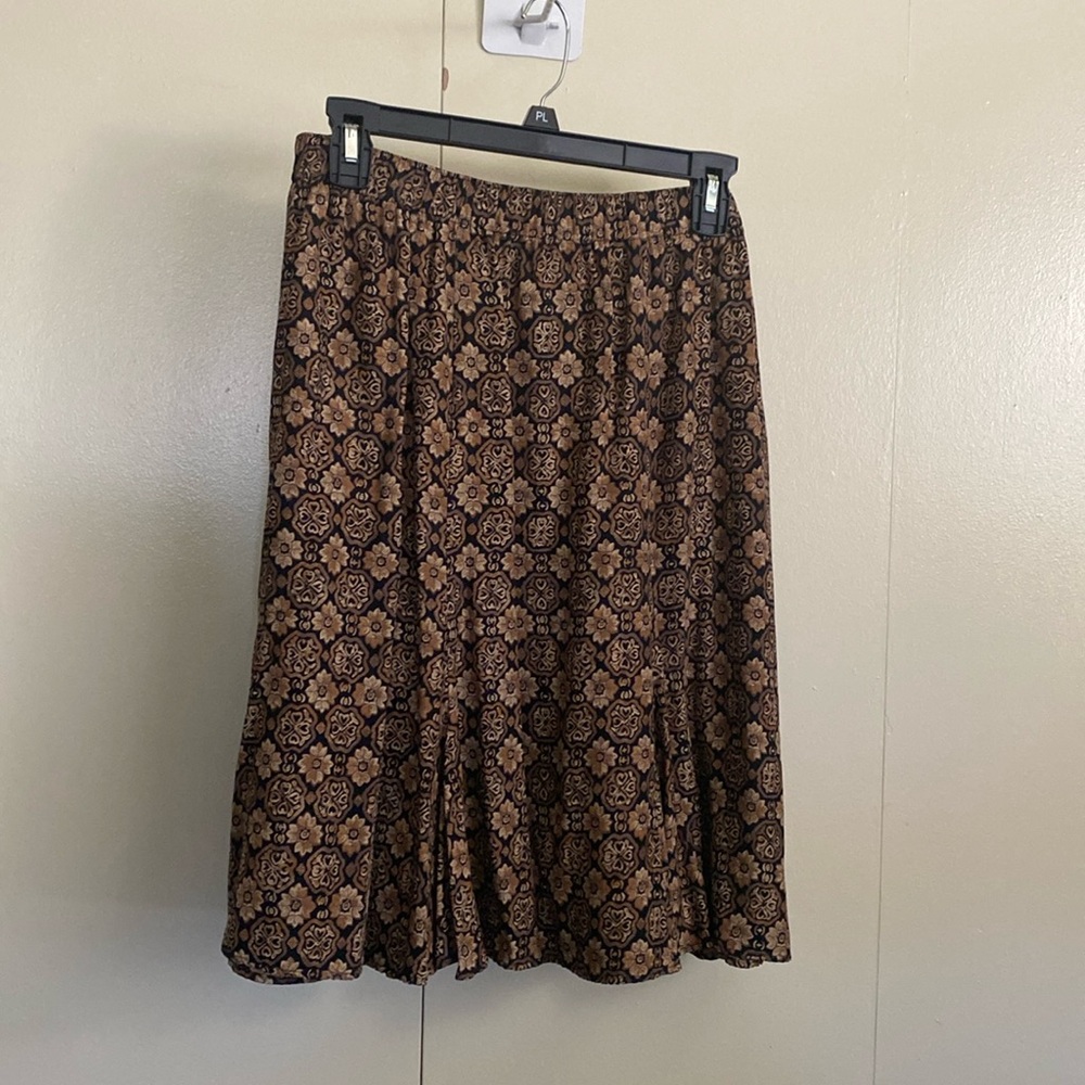 Chaus printed elastic band skirt